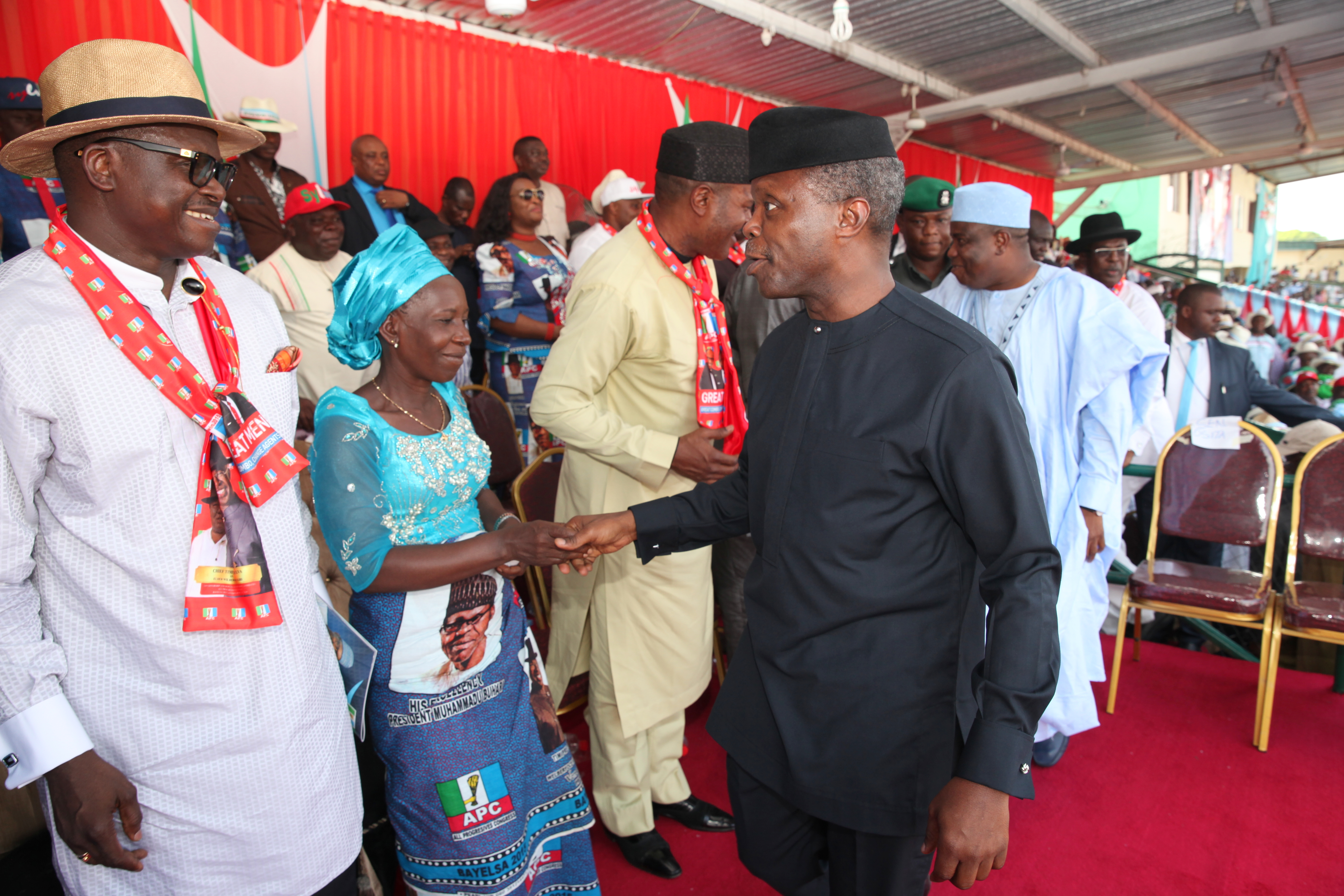 VP Osinbajo At The Bayelsa Final APC Gubernatorial