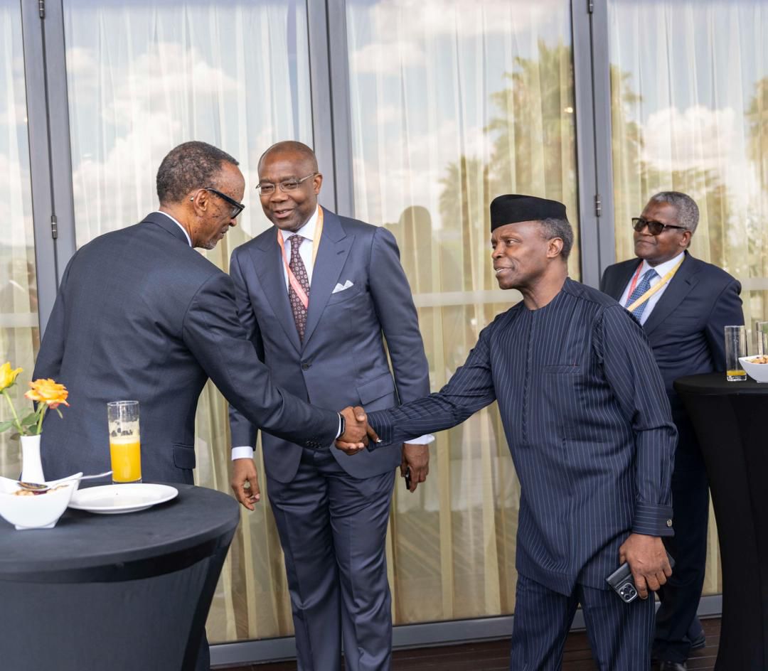 Lunch With President Paul Kagame, Other African Presidents & Business Leaders On The Sidelines Of 2024 African CEO Forum in Kigali, Rwanda On 17/05/2024
